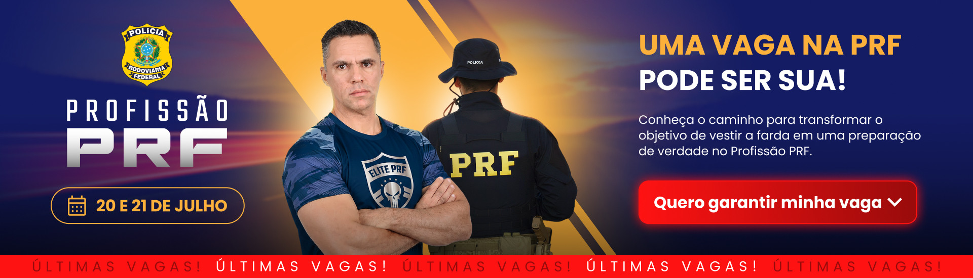 BANNER CAPTAÇÃO PROFISSÃO PRF