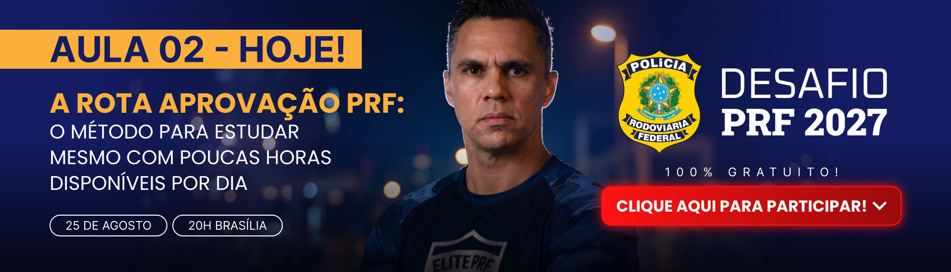 LANÇAMENTO PRF AGOSTO 
