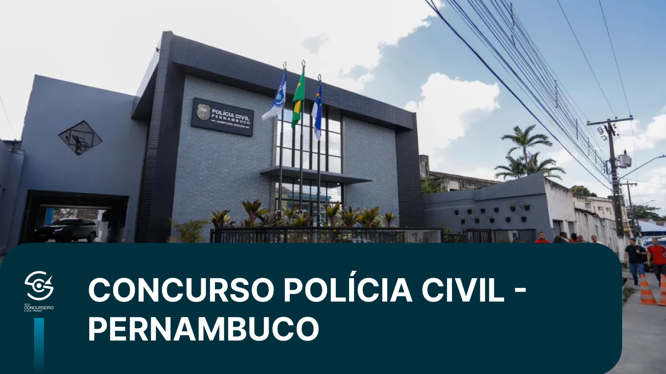 Concurso PC PE 2026: edital previsto e 400 vagas